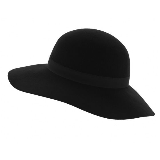 Capeline laine Traclet - Lorelei Noire Capeline laine Traclet - Lorelei Noire