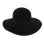 Traclet Wool Wide Brim Hat - Black Lorelei