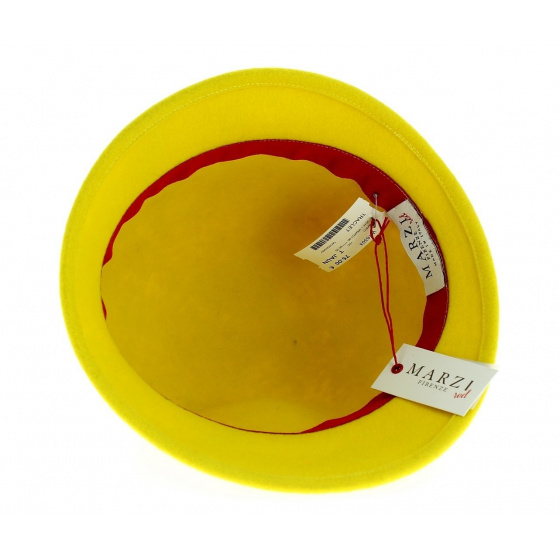 Natalina Cloche Hat - Yellow