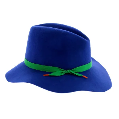 Felt wide-brimmed hat - Blue Gemma Reference: 5982 | Chapellerie Traclet