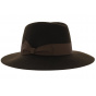 Hemera Felt Wide Brim Hat - Brown