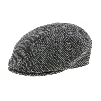 Casquette bec de canard Everett - casquette grise  Reference : 6003 | Chapellerie Traclet