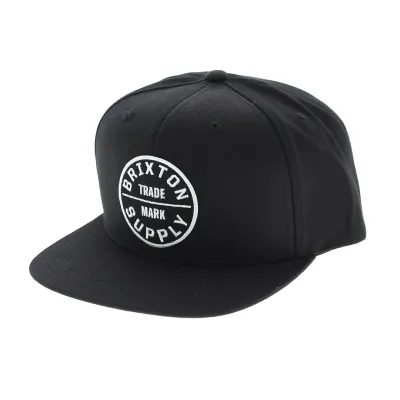 Casquette brixton classique - Oath III black par Brixton Reference : 2018 | Chapellerie Traclet
