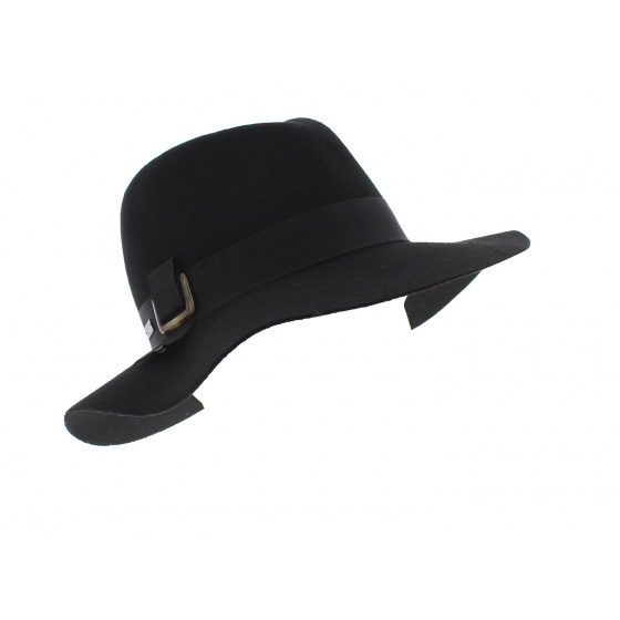 Chapeau Janis Noir - Betmar Chapeau Janis Noir - Betmar