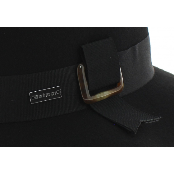 Chapeau Janis Noir - Betmar Chapeau Janis Noir - Betmar