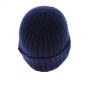 French Navy Cashmere Beanie - TRACLET