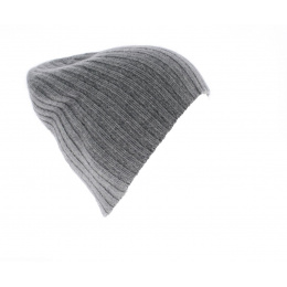 French Gray Cashmere Beanie