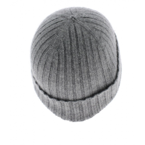 French Grey Cashmere Beanie