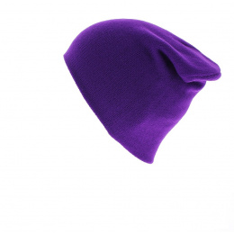 The Flt purple beanie - Coal