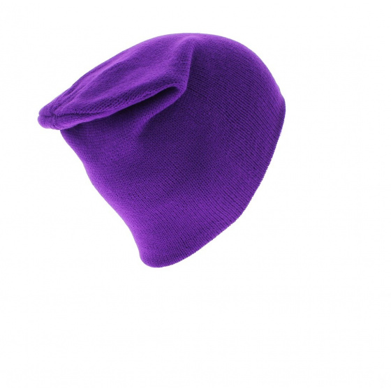 The Flt purple beanie - Coal