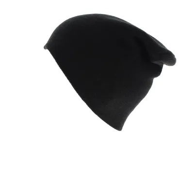 The Flt Black Beanie - Coal in fine ribbed knit, a beanie that is often imitated but never equaled. Reference: 6070 | Hatshop