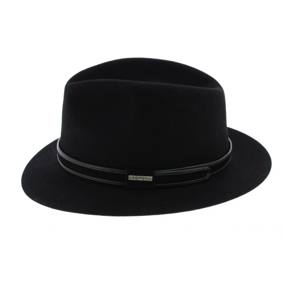 Black Parkland Furfelt Hat - Stetson