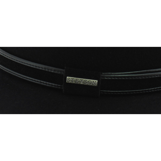 Black Parkland Furfelt Hat - Stetson