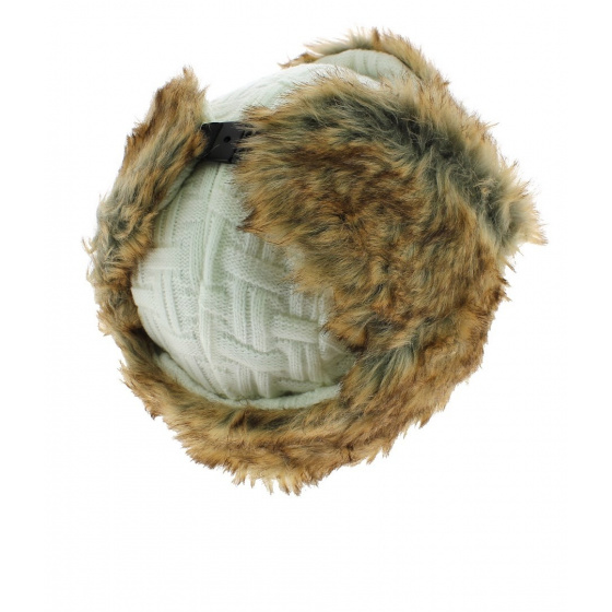 White faux fur ushanka - Atlantis