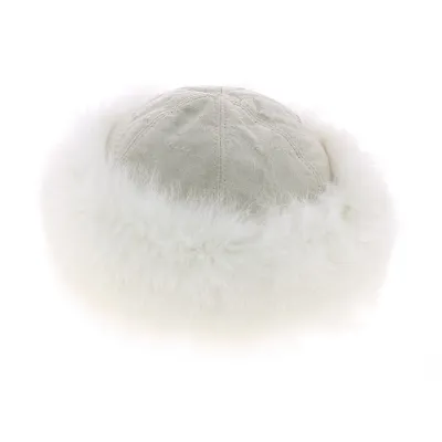Toque fourrure blanche - Anna Rizzo - achat toque femme Reference : 6112 | Chapellerie Traclet