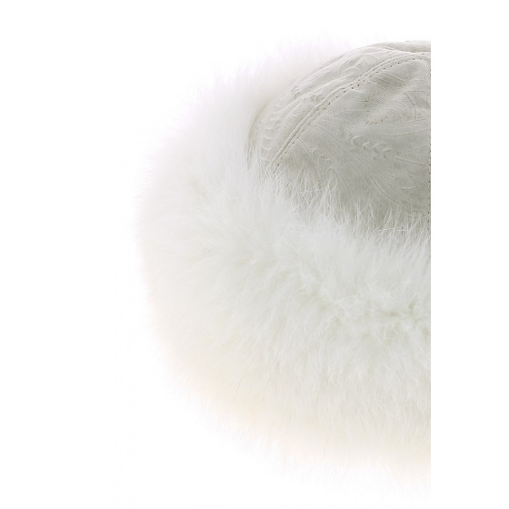 White Fur Toque - Anna Rizzo - Traclet