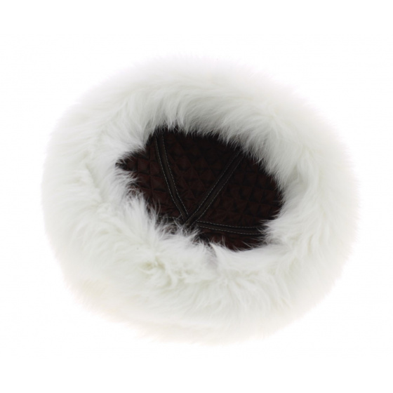 White Fur Toque - Anna Rizzo - Traclet
