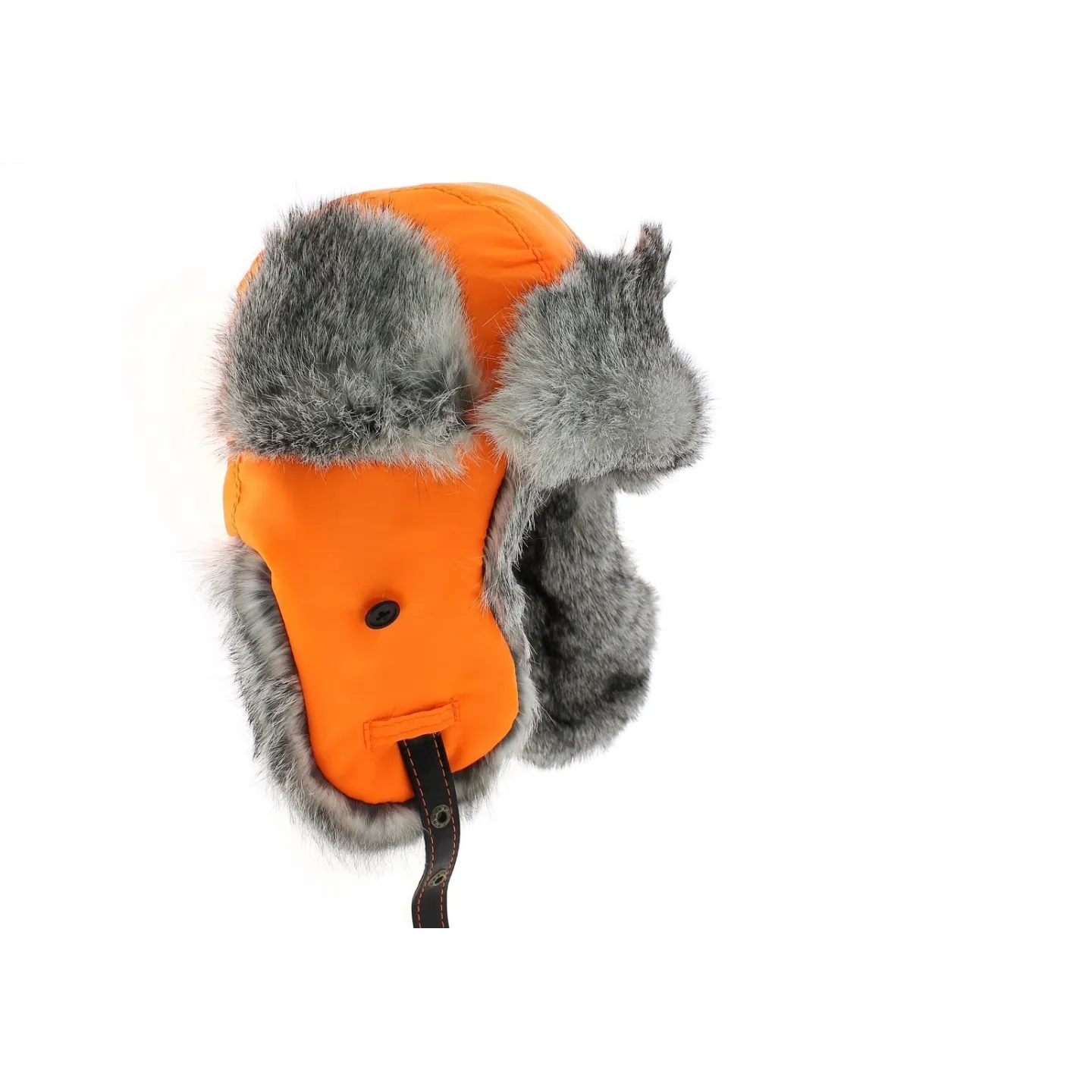 Chapka Chasse Supplex Mad Bomber Traclet Orange Reference : 1183 | Chapellerie Traclet