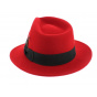 Red Pachuco Fedora Hat - Jaxon