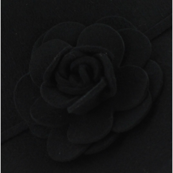 Capeline Feutre laine Noir - Traclet