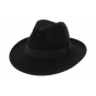 Fedora Hat Felt Wool Black Waterproof - Traclet