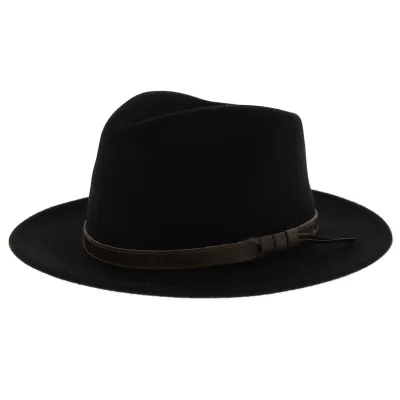 Fedora hat - Manny black - Traclet Boutique Reference: 6188 | Traclet Hat Shop