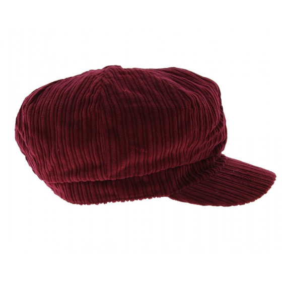 Casquette gavroche velours Bordeaux - Traclet Casquette gavroche velours Bordeaux - Traclet