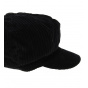 Black Velvet Newsboy Cap - Traclet