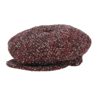 Casquette Irlandaise Moher Laine - Rouge Reference : 6257 | Chapellerie Traclet