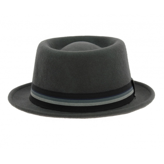 Crooner Porkpie Hat - Anthracite