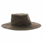 brown oil hat