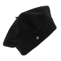 beret parisienne Laulhère - Noir - Boutique Traclet Reference : 6293 | Chapellerie Traclet