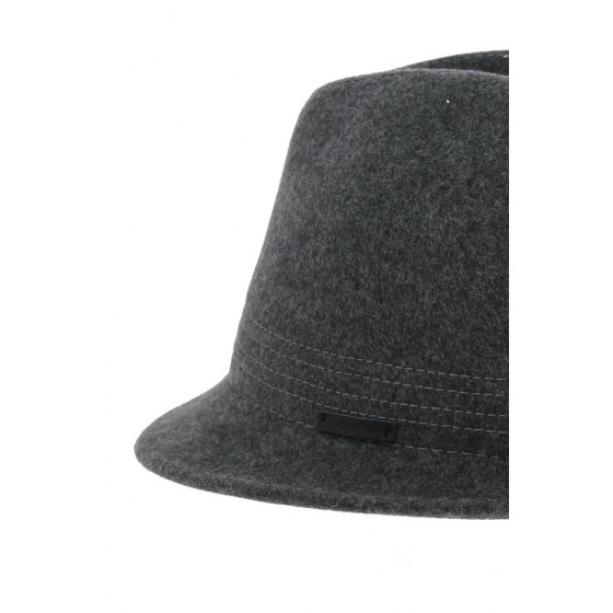 Chapeau trilby feutre - Anthracite
