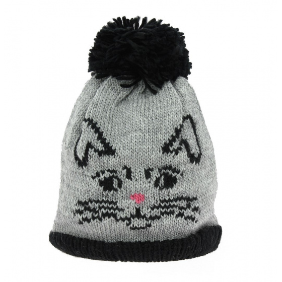 The Whiskers Gray Beanie - Coal