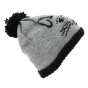 The Whiskers Gray Beanie - Coal