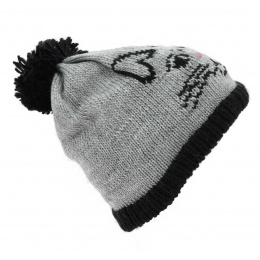 The Whiskers Gray Beanie - Coal