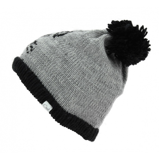 The Whiskers Gray Beanie - Coal
