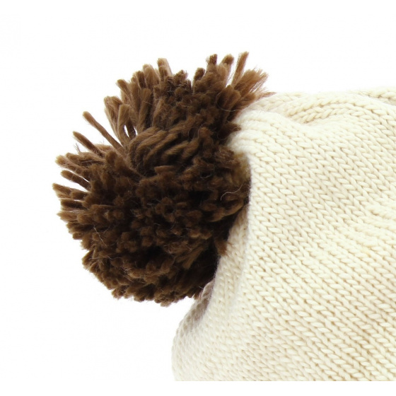 The Whiskers Cream Beanie - Coal