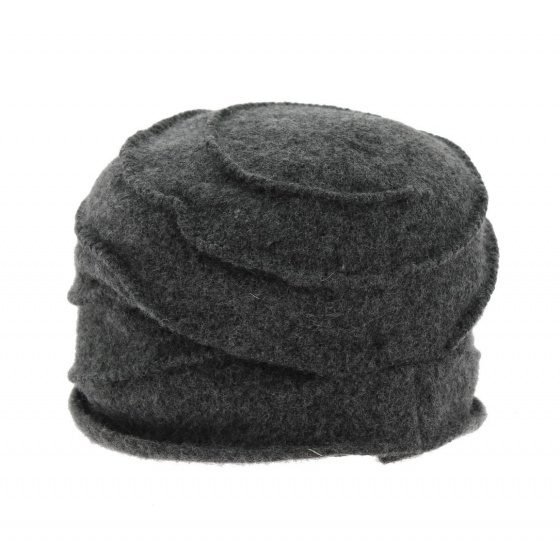 Felicity Accordion Hat - Anthracite