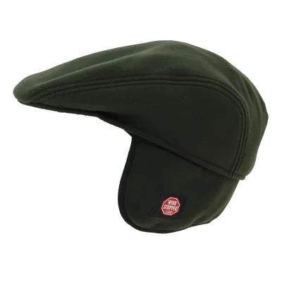 Casquette plate Sestrieres olive - Windstopper Reference : 6324 | Chapellerie Traclet