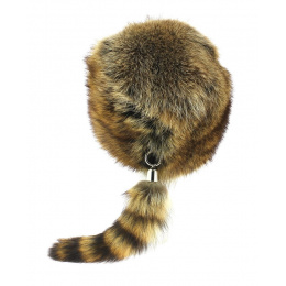 Bonnet Trappeur Fourrure raton-laveur - Gena