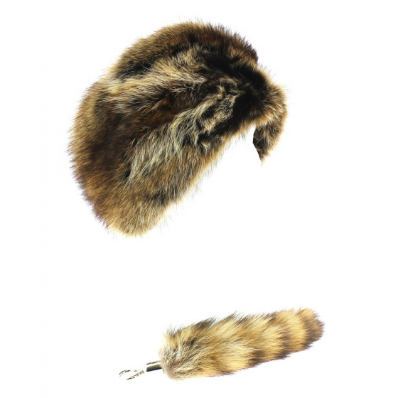 Tennessee Trapper Hat Raccoon - Gena