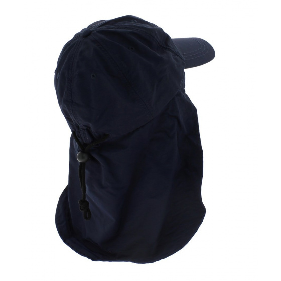 Casquette Saharienne Rosholt Marine UPF 50+