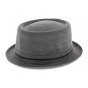 Grey Porkpie Hat - Aussie Apparel