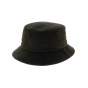 Leather bucket hat