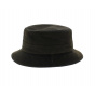 Leather bucket hat