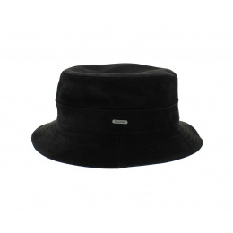Leather bucket hat