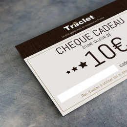 Gift voucher 10€ Traclet