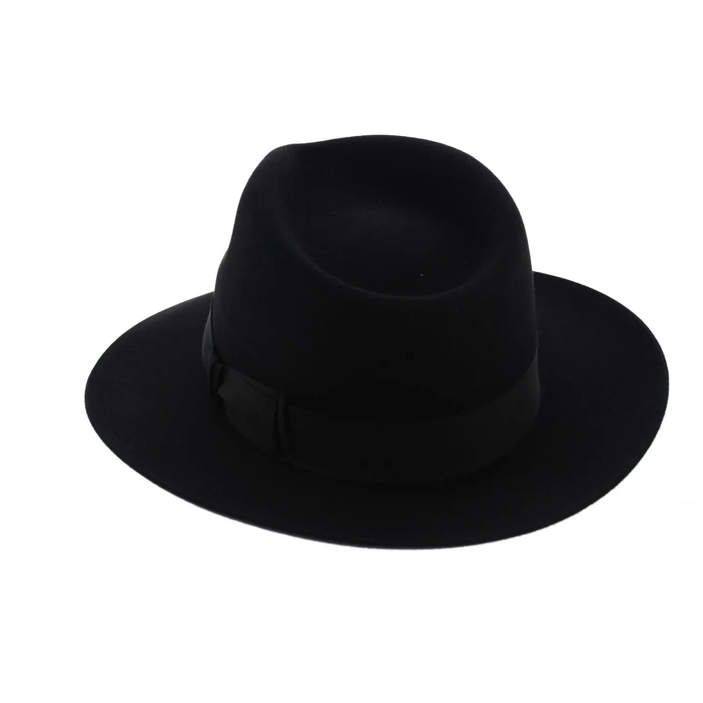 Chapeau Fédora Feutre poil de lapin Noir - Traclet Reference : 6390 | Chapellerie Traclet