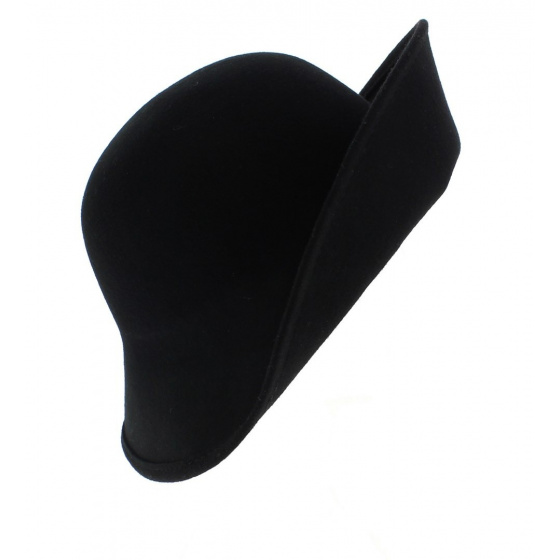 Chapeau Cloche Multi-Formes Feutre laine Noir - Scala Chapeau Cloche Multi-Formes Feutre laine Noir - Scala